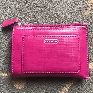 Coach Raspberry Keychain Wallet
